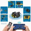 LAFVIN Mechanical 4WD Robot Arm Smart Car Kit
