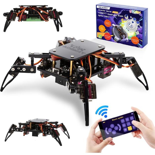 ACEBOTT ESP8266 Quadruped Bionic Spider Robot Kit - Image 4