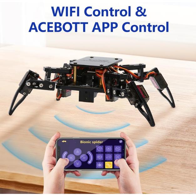 ACEBOTT ESP8266 Quadruped Bionic Spider Robot Kit
